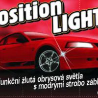 Poziční světla - barva žlutá 