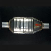Rezonátor /dynamizér/ výfuku, průměr vstupu/výstupu 55mm, tvar - kat1 