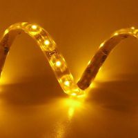 LED diodový pásek 12V nalepovací 30cm, žluté světlo 