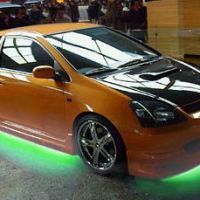 Neony zelené - diodové, vnější 150 LED, sada 4ks 