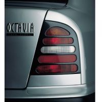 Milotec kryty zadních světel (masky) - ABS karbon, Škoda Octavia Limousine 