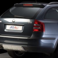 Milotec ALL-ROAD zadní díl nárazníku, ABS-stříbrný, Škoda Octavia II. Combi 