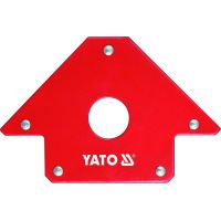Úhelník magnetický ke svařování s otvorem 22,5 kg, 102x155x17 mm Yato YT-0864 