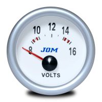 JOM palubní přístroj - voltmetr s bílým podkladem 