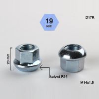 Kolová matice M14x1,5 dosedací plocha koule 