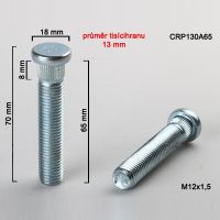 Kolový šteft M12x1,5x65, průměr tisícihranu 13 mm 