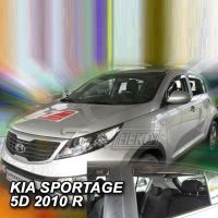 Protiprůvanové plexi ofuky (deflektory) Kia Sportage 5D 10R (+zadní) 