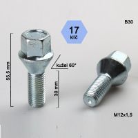 Šroub M12x1,5x30 kužel, klíč 17; výška 55,5  