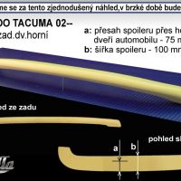 Stříška CHEVROLET Tacuma r.v. 02-- 